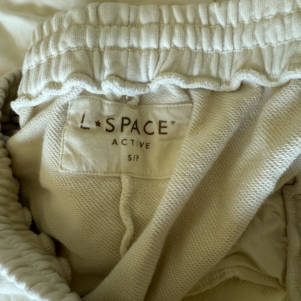 L*Space Cream Sweatpants - Picture 2 of 2